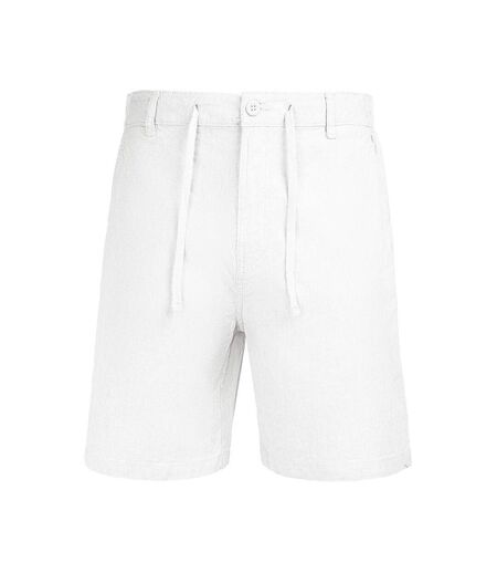 Short chino blanc homme teddy smith linen