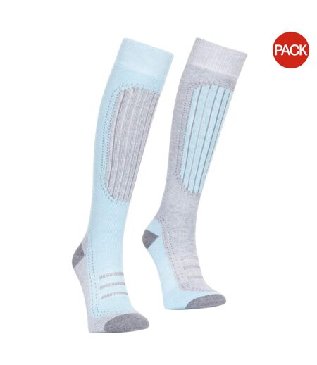 Chaussettes de ski janus femme pourpre/bleu clair Trespass