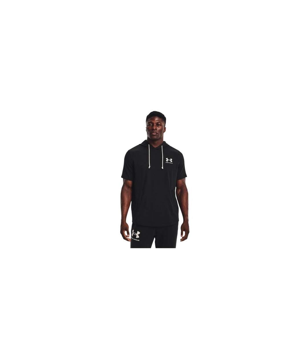 Mens Rival Hoodie Black Under Armour-1