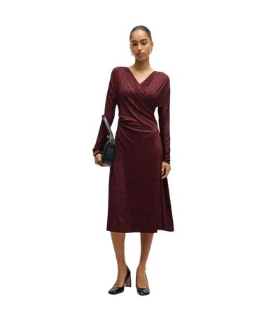 Robe Décontractée Style Imprimé Intégral Ettita Femme Rouge Boss