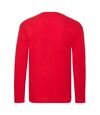 Fruit Of The Loom Mens Original Long Sleeve T-Shirt (Red) - UTPC3035