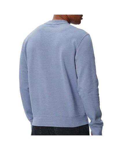 Sweat bleu homme calvin klein jeans terry 1