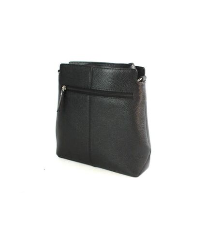 Womens/ladies opal leather purse one size black/dark grey Eastern Counties Leather