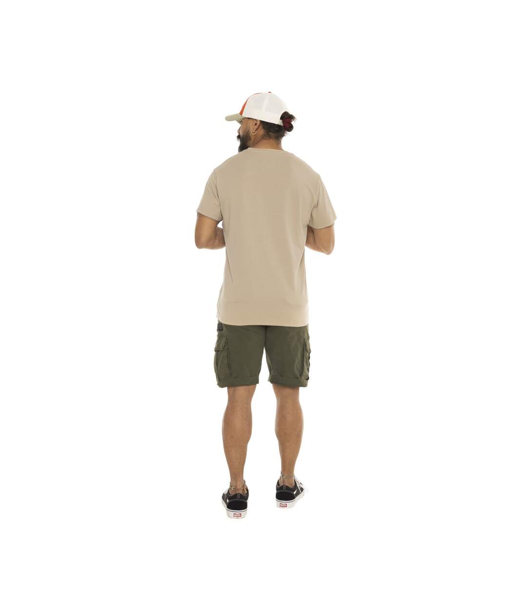 T-shirt homme col rond en coton avec logo Life Vondutch-3