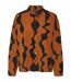 Chemise Motif/style Abstrait Femme Noir Marron Vero Moda-2