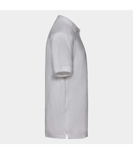 Fruit of the Loom Unisex Adult Premium Cotton Pique Polo Shirt (White)