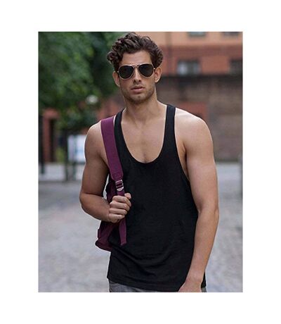 Débardeur De Musculation Homme Noir Skinni Fit