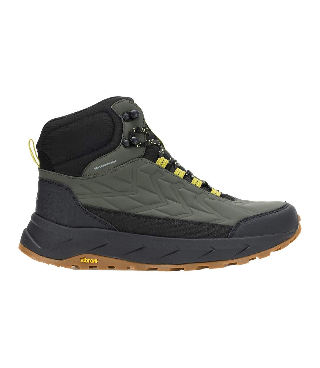Chaussures Montantes De Marche Onyx Homme Kaki Foncé Vert Cyprès Regatta-1