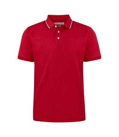 James Harvest Mens Greenville Regular Polo Shirt (Red) - UTUB262