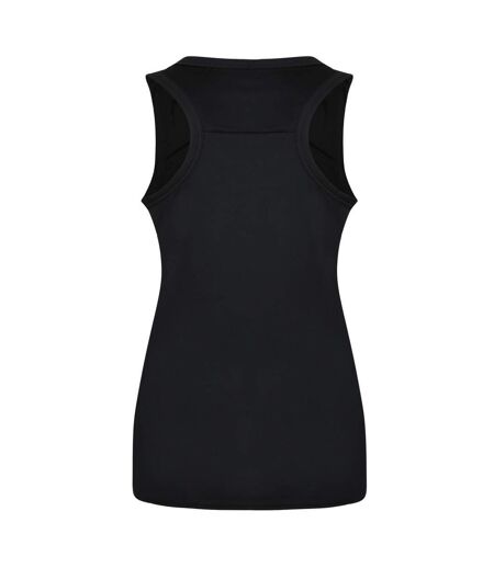 Womens/ladies Ptf Racerback Tank Top Black Umbro