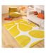 Tapis intérieur à poils longs Swing 385 jaune 200 x 280 cm