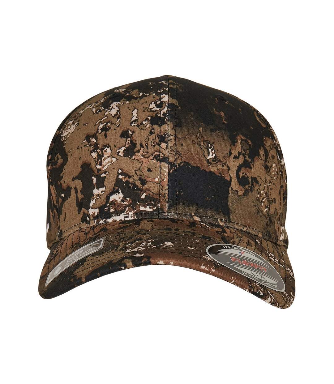 Casquette de baseball veil adulte marron Flexfit-1