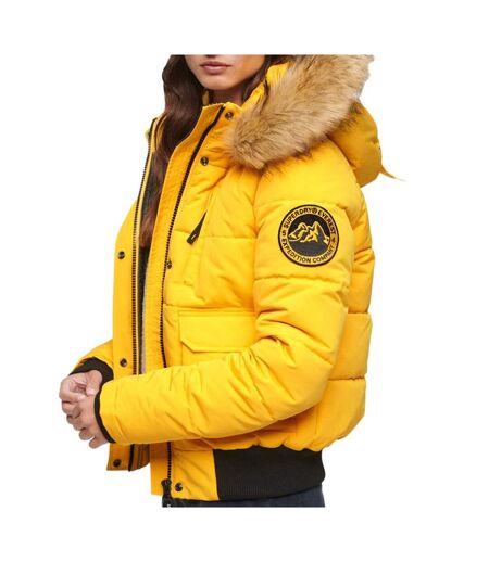 Doudoune Jaune Femme Superdry Everest - L