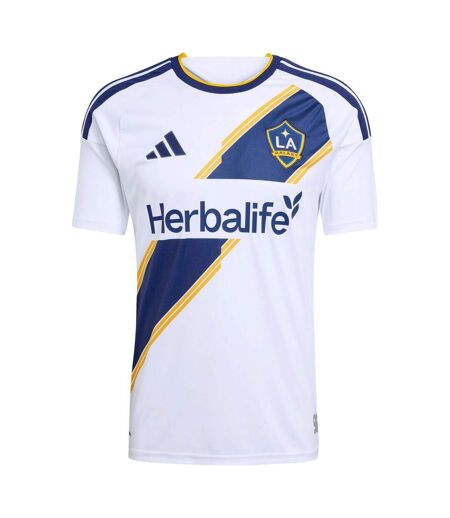 Mens 26/27 Adidas Home Jersey White Blue LA Galaxy