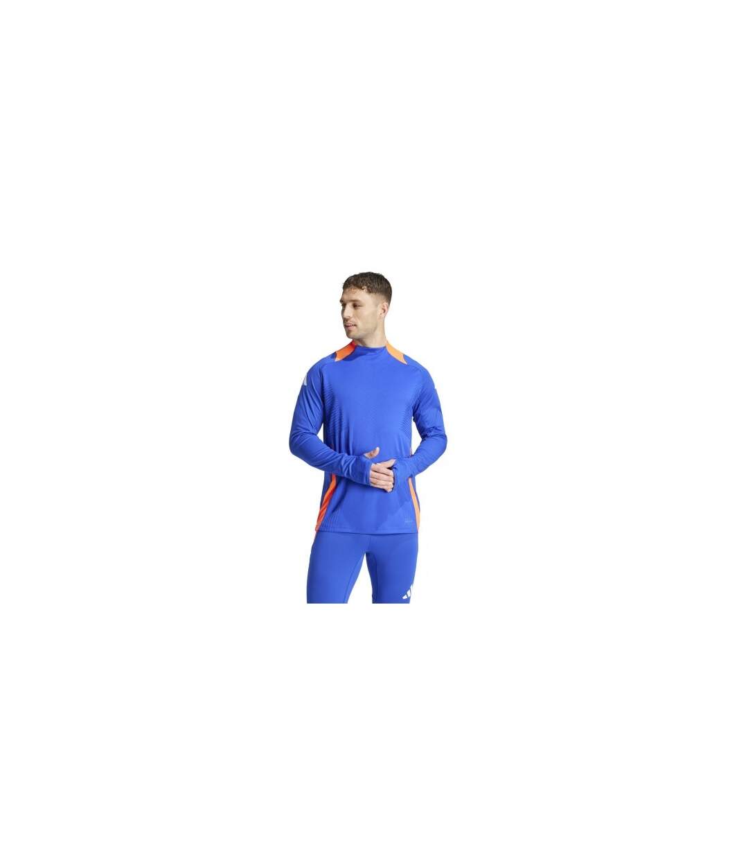 T-shirt Entraînement Trio Homme Bleu Adidas-1