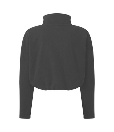 Haut Polaire Court Femme Gris Foncé TriDri