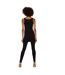 Womens/ladies Cotton Blend Tank Top Black Vero Moda-3