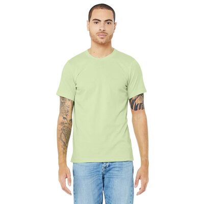 Canvas t-shirt jersey hommes vert chiné Bella + Canvas