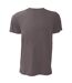 Canvas Unisex Jersey Crew Neck Short Sleeve T-Shirt (Asphalt) - UTBC163