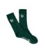 Unisex Adult Organic Cotton Crew Socks Green Red Run-1