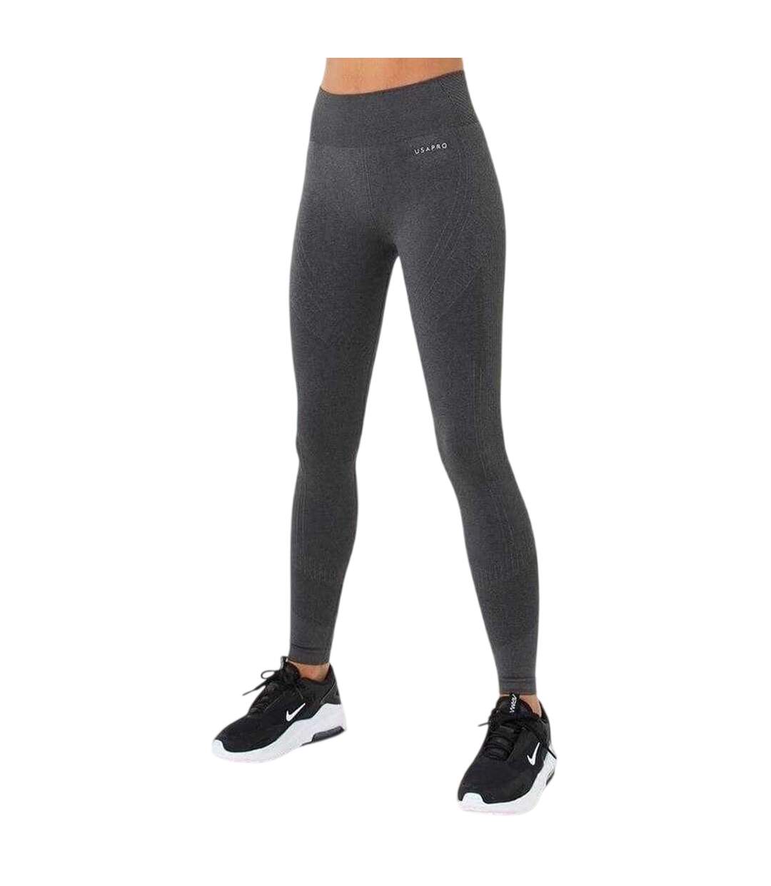 Legging Femme Anthracite USA Pro-2