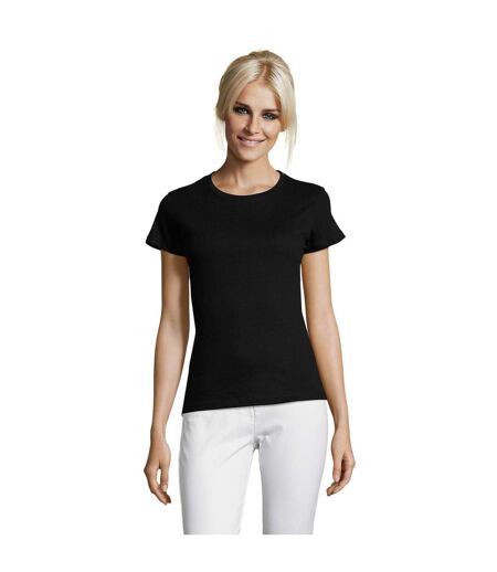 T-shirt Regent Femme Noir SOLS