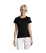 T-shirt Regent Femme Noir SOLS-1