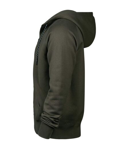Veste À Capuche Fashion Homme Vert Sombre Tee Jays