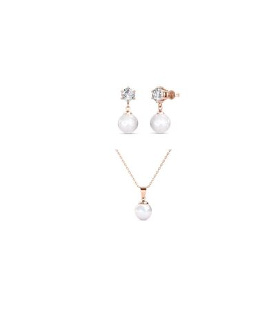 Parure Pauline Full Moon Pearl - Perles