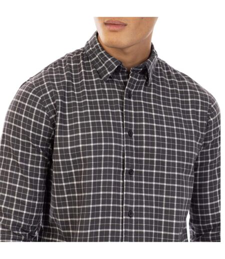 Mens Kiplin Plaid Long-sleeved Button-down Shirt Multicoloured Peter Werth