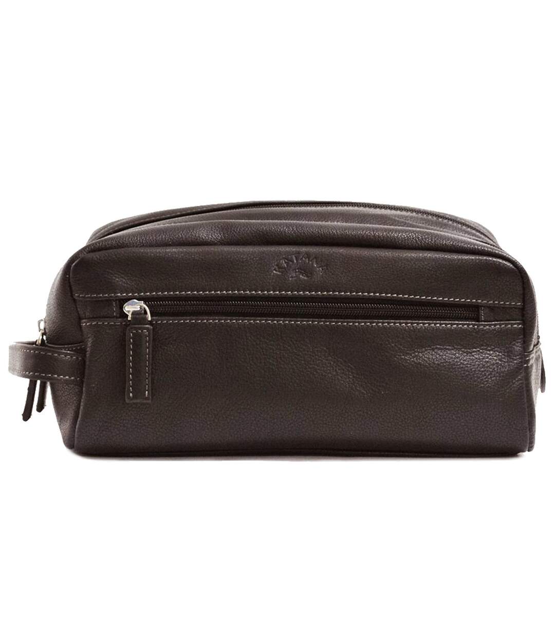 Katana - Trousse de toilette en cuir L - chocolat - 6348-2