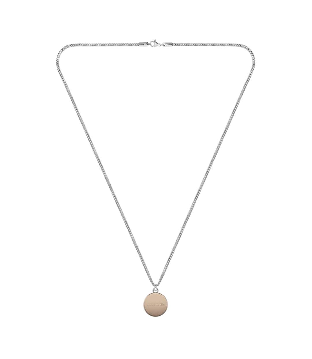 Mens Vigor Stainless Steel Necklace & Pendant One Size Silver Lacoste-2