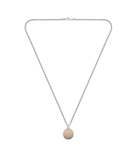 Mens Vigor Stainless Steel Necklace & Pendant One Size Silver Lacoste