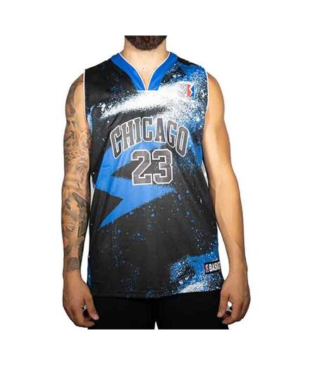 Chicago maillot de basket noir/bleu homme sport zone