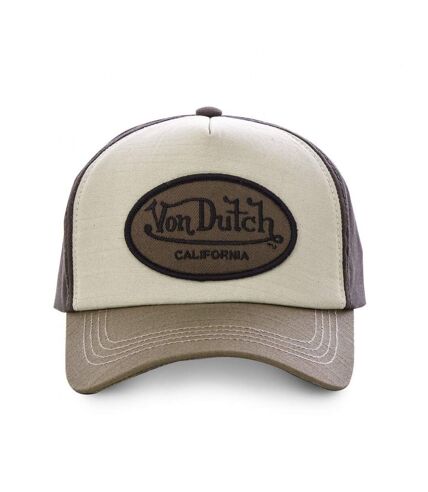 Casquette baseball Von Dutch Jacks Marron Ecusson Marron