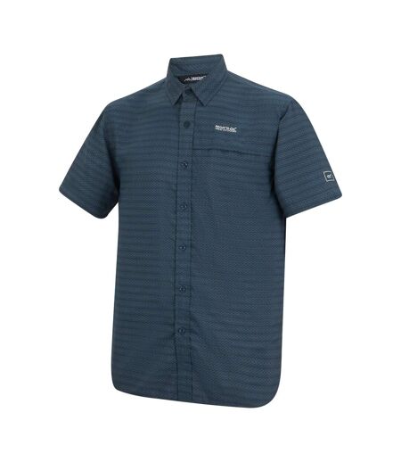 Chemise Manches Courtes Motif/style Triangle Mindano Homme Bleu De Chine Regatta