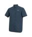 Chemise Manches Courtes Motif/style Triangle Mindano Homme Bleu De Chine Regatta-4