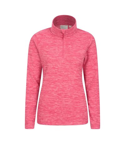 Womens/ladies snowdon melange fleece top winetasting Mountain Warehouse