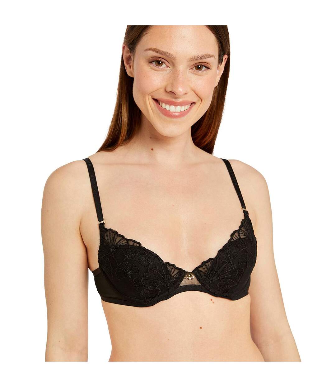 Soutien-gorge ampliforme coque moulée noir Maud-2