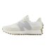 Womens/ladies 327 Logo Suede Trainers Grey New Balance-3