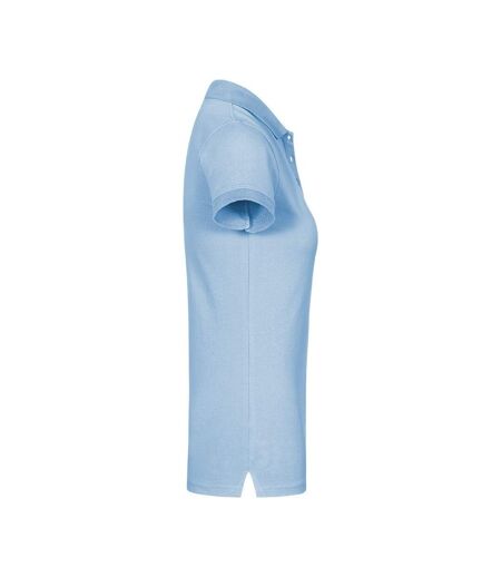 Polo Excd Femme Bleu Glacier Promodoro