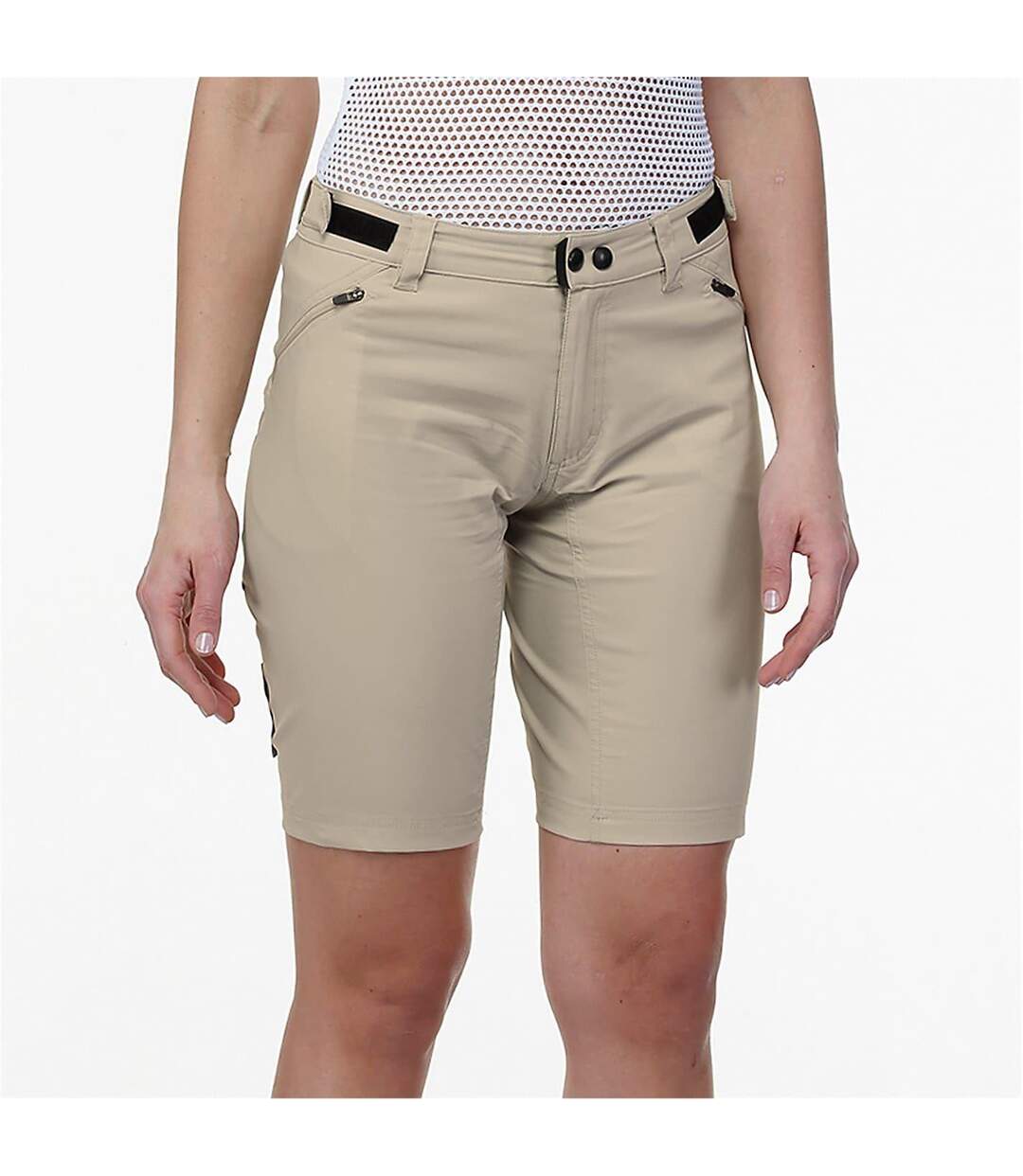 Womens/ladies Imola Baggy Shorts Beige Bicycle Line-3