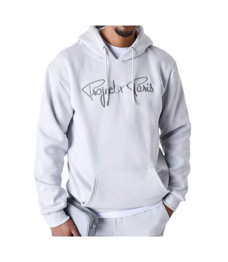 Sweat à capuche gris homme project x paris signature