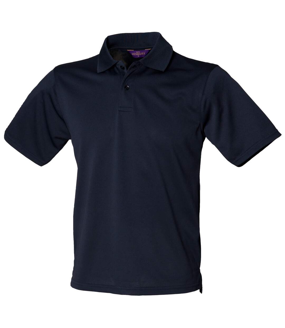 Henbury Mens Coolplus® Pique Polo Shirt (Navy)