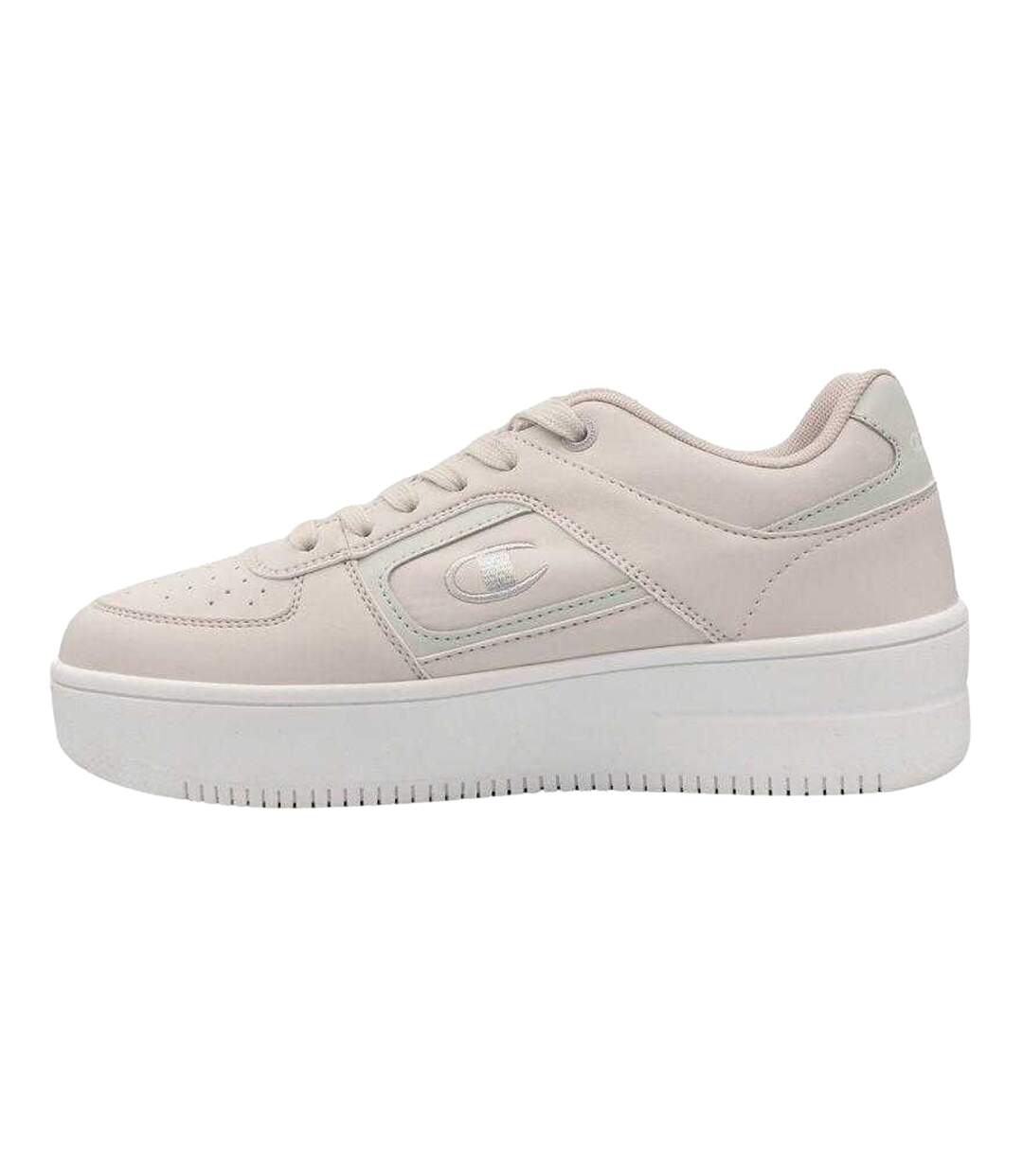 Baskets Foul Play Bs Femme Beige Champion-3