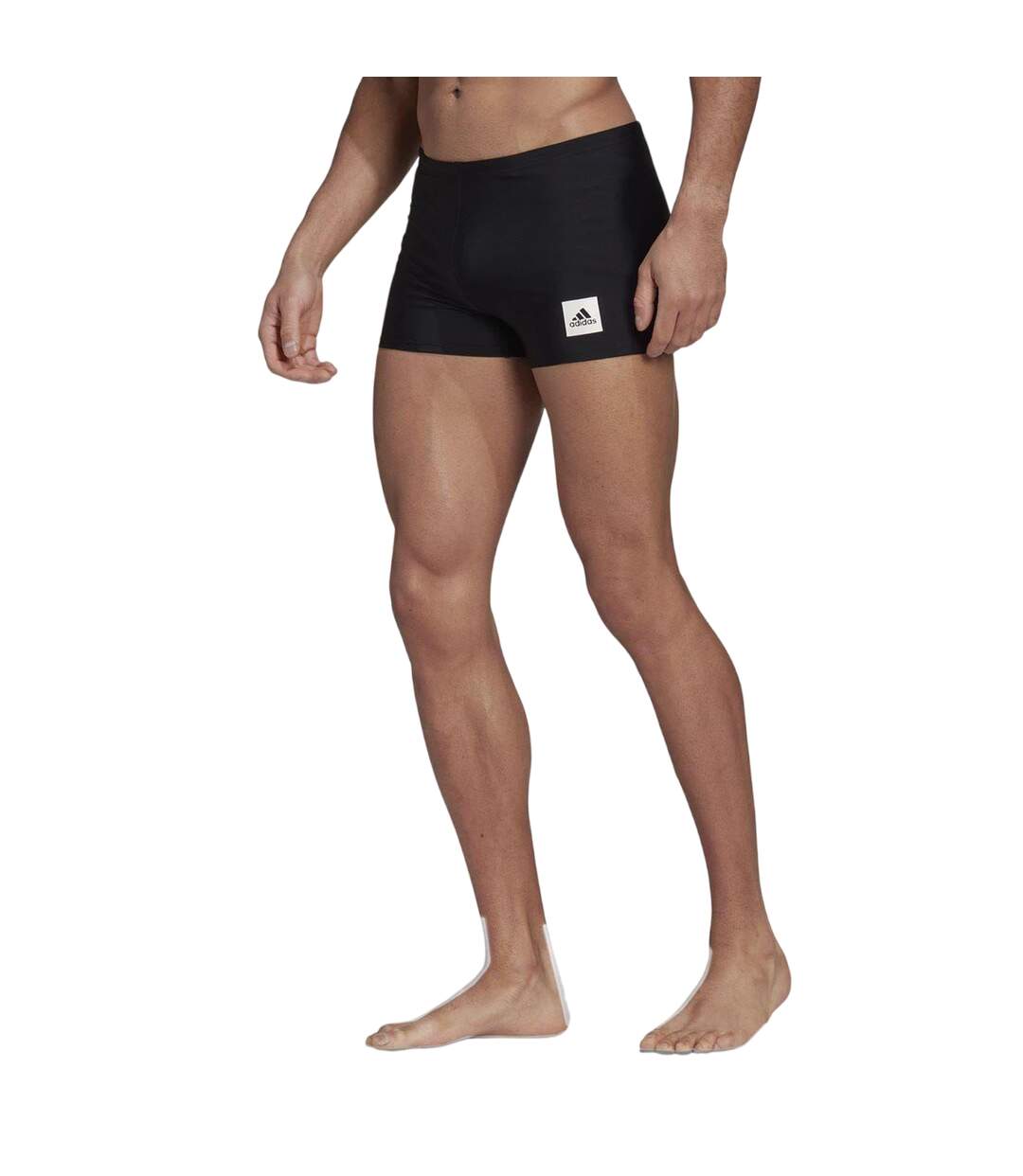 Short De Bain Motif/style Uni Homme Noir Adidas-4