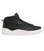 Womens/ladies Blake Hi Top Leather Trainers Black Hugo-3