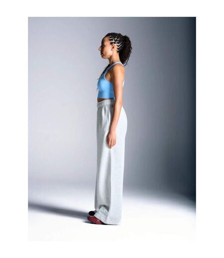 Pantalon De Jogging Banderilla Femme Gris Clair Chiné Miss Kick