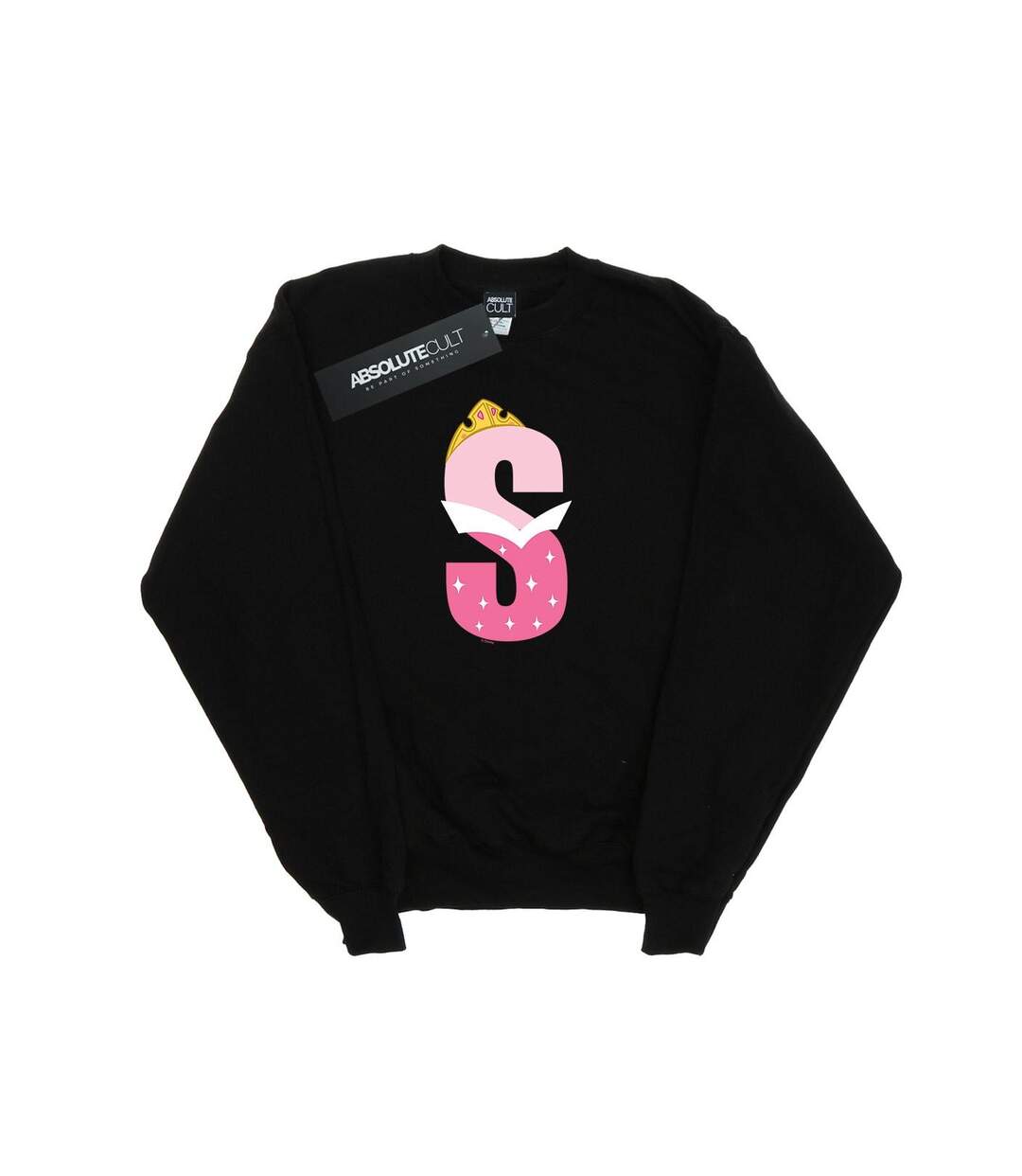Disney Sweat-shirt Womens/Ladies Alphabet S Is For Sleeping Beauty (Noir) - UTBI32804-1