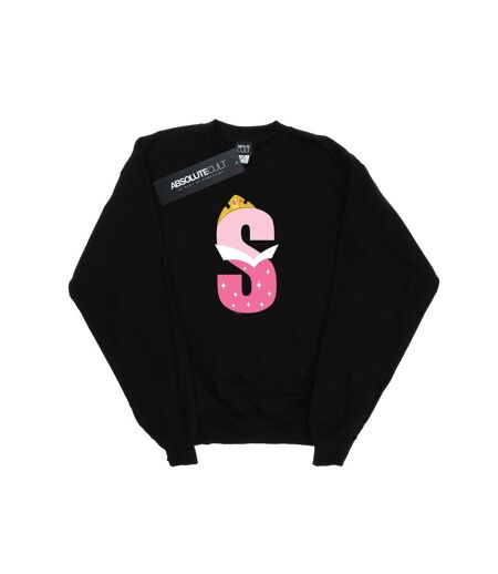 Disney Sweat-shirt Womens/Ladies Alphabet S Is For Sleeping Beauty (Noir) - UTBI32804